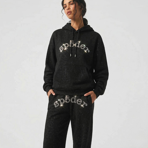 Rhinestone Matching Sweat Set