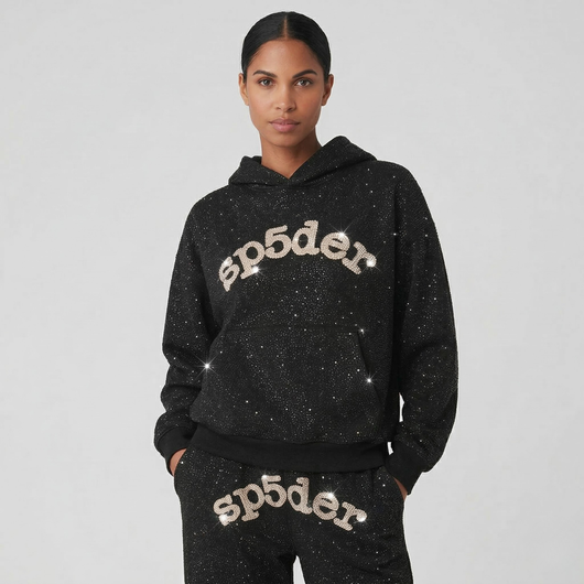 Rhinestone Matching Sweat Set